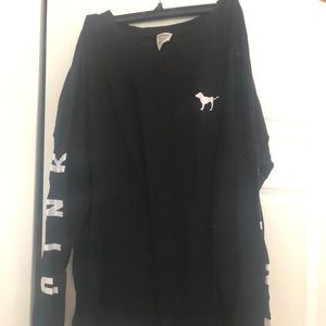 Victoria secret pink long sleeve large